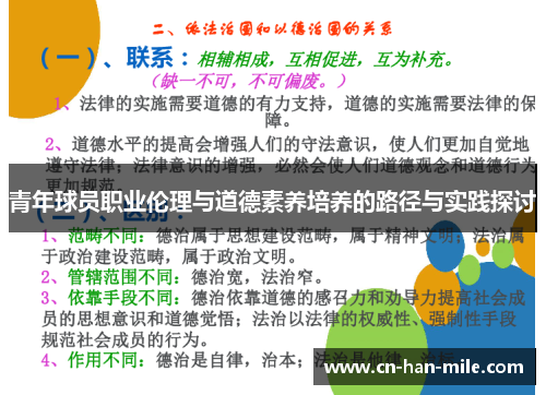 青年球员职业伦理与道德素养培养的路径与实践探讨